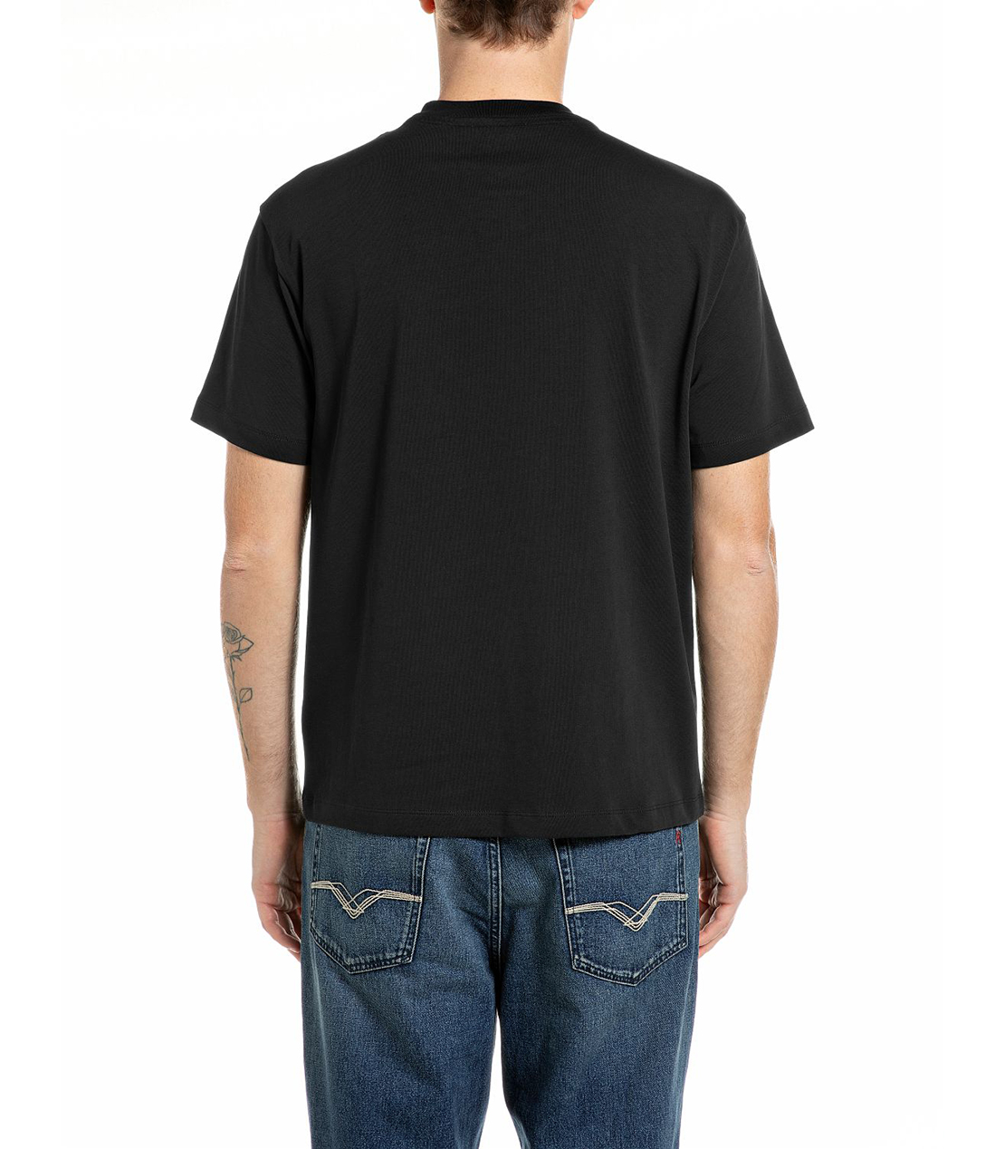 Ｒロゴ リラックス Tシャツ 詳細画像 ブラック 2